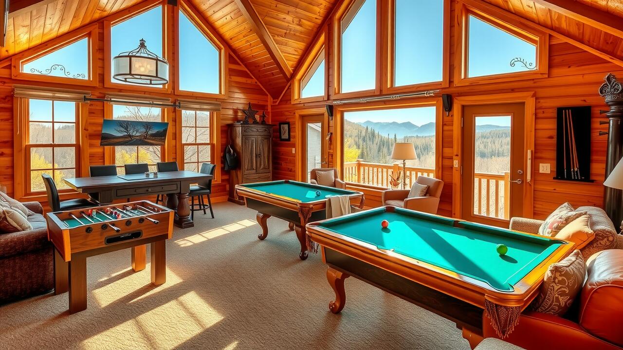 Discover the Best Places to Stay in Pigeon Forge with a Game Room Including Pigeon Forge Cabins with Game Rooms