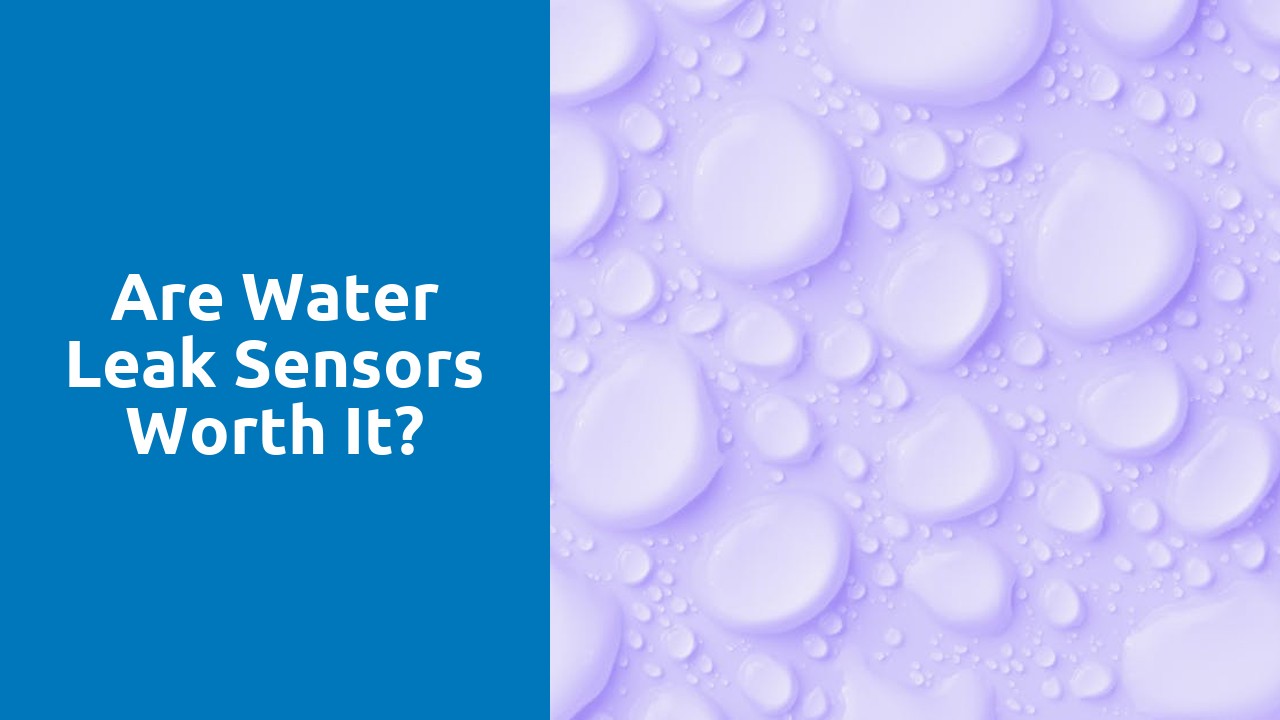 Are water leak sensors worth it?
