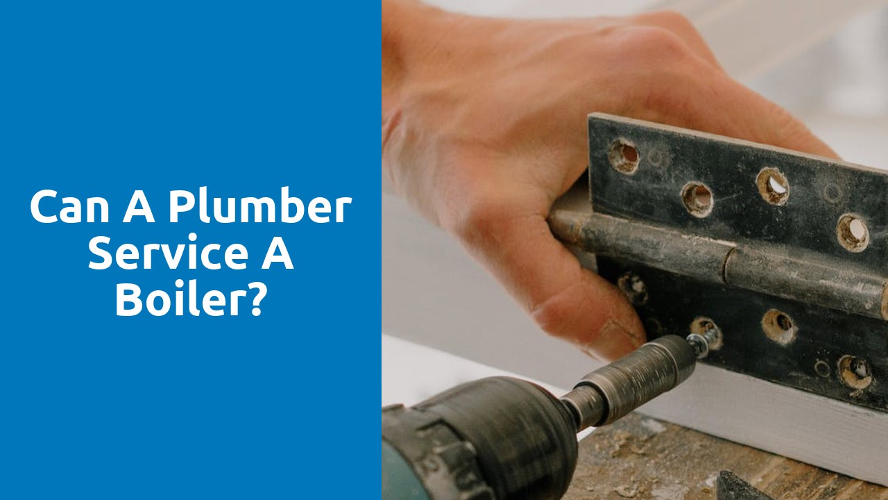 Can a plumber service a boiler?