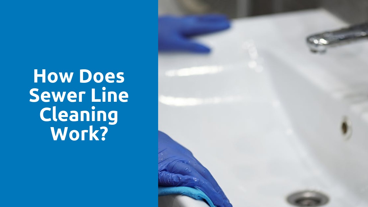 How does sewer line cleaning work?