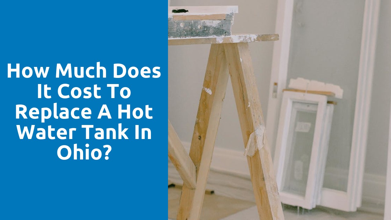How much does it cost to replace a hot water tank in Ohio?