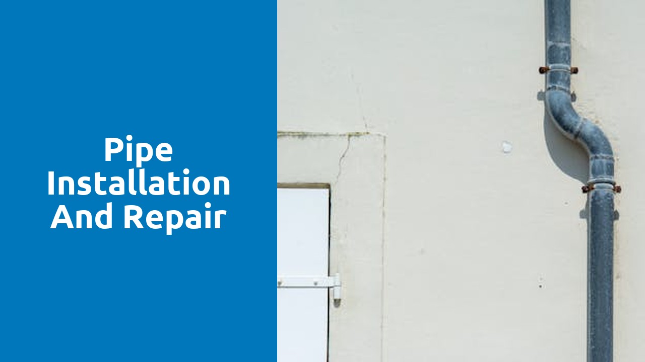 Pipe installation and repair