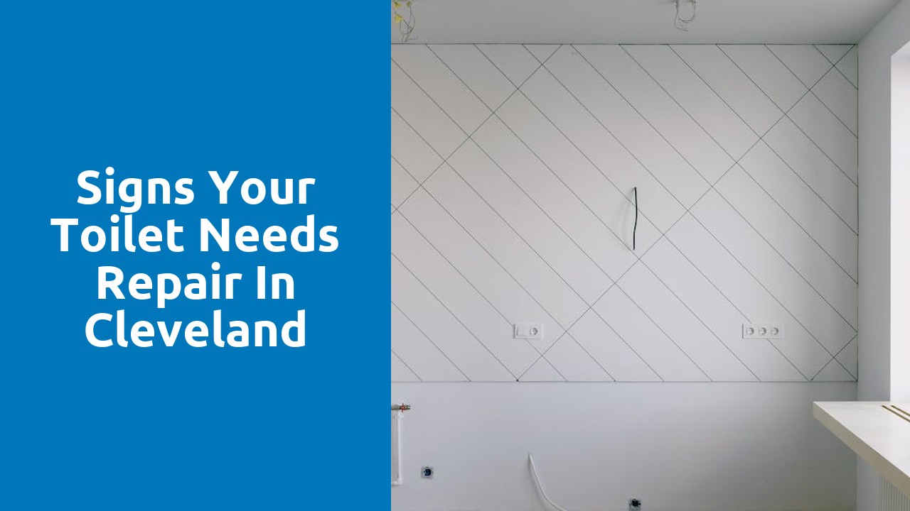 Signs Your Toilet Needs Repair in Cleveland