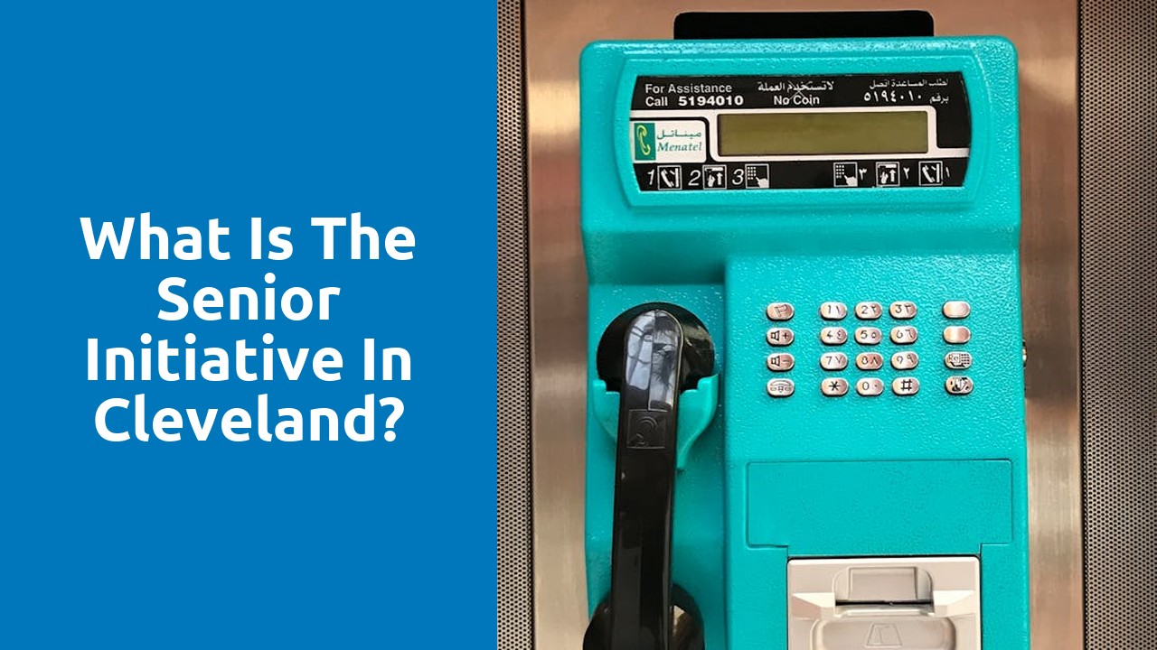 What is the senior initiative in Cleveland?
