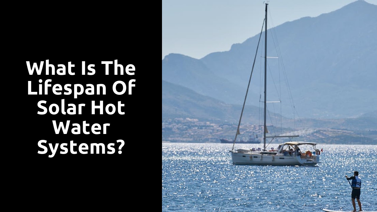 What is the lifespan of solar hot water systems?