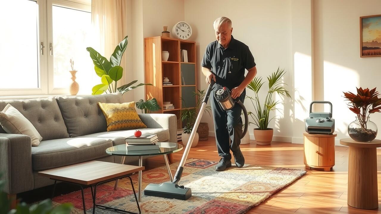 How do you spell vacuuming the floor?