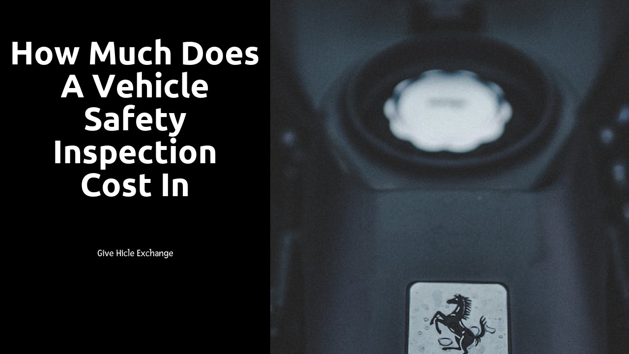 How much does a vehicle safety inspection cost in Ontario?