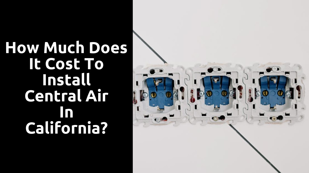 How much does it cost to install central air in California?