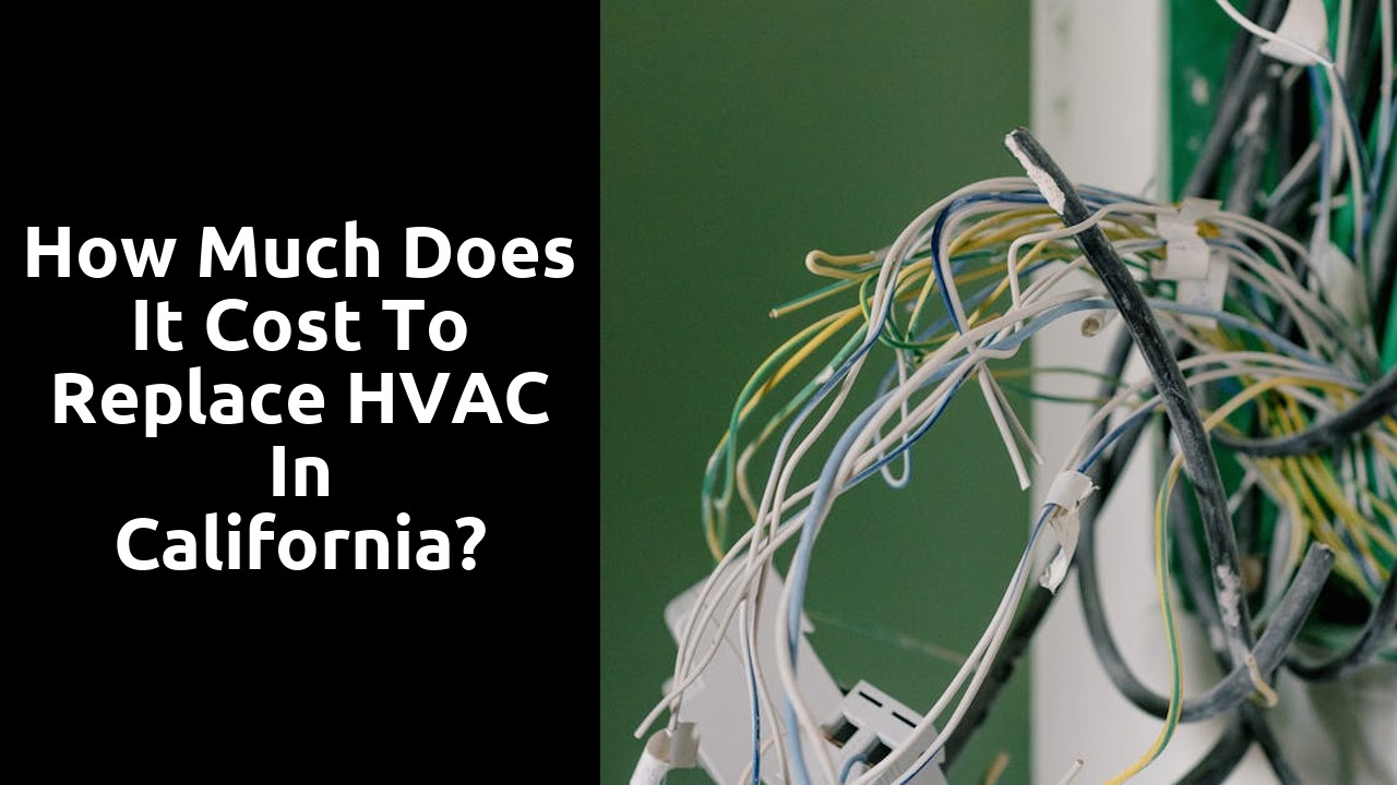 How much does it cost to replace HVAC in California?