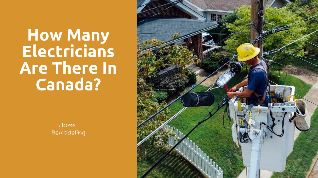 How many electricians are there in Canada?