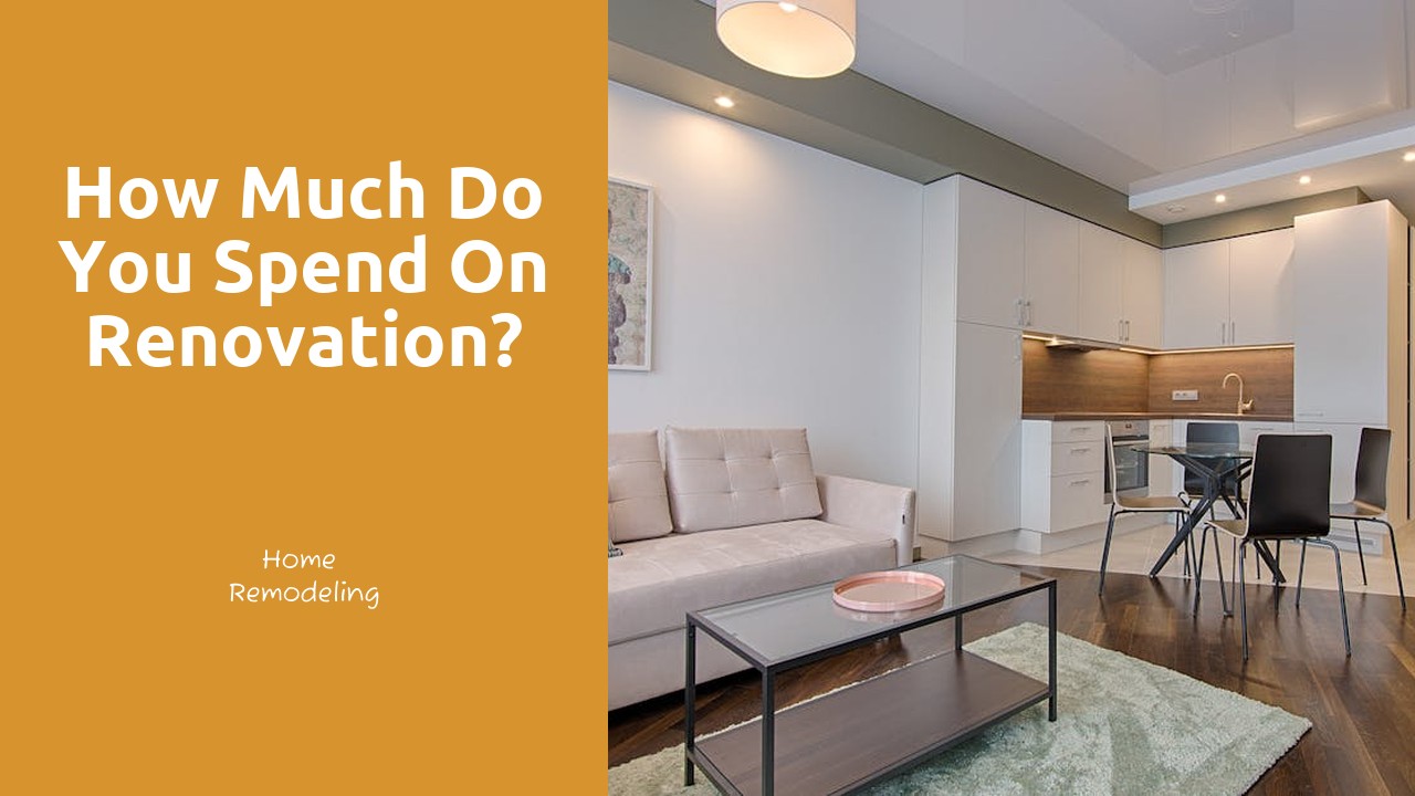 How much do you spend on renovation?