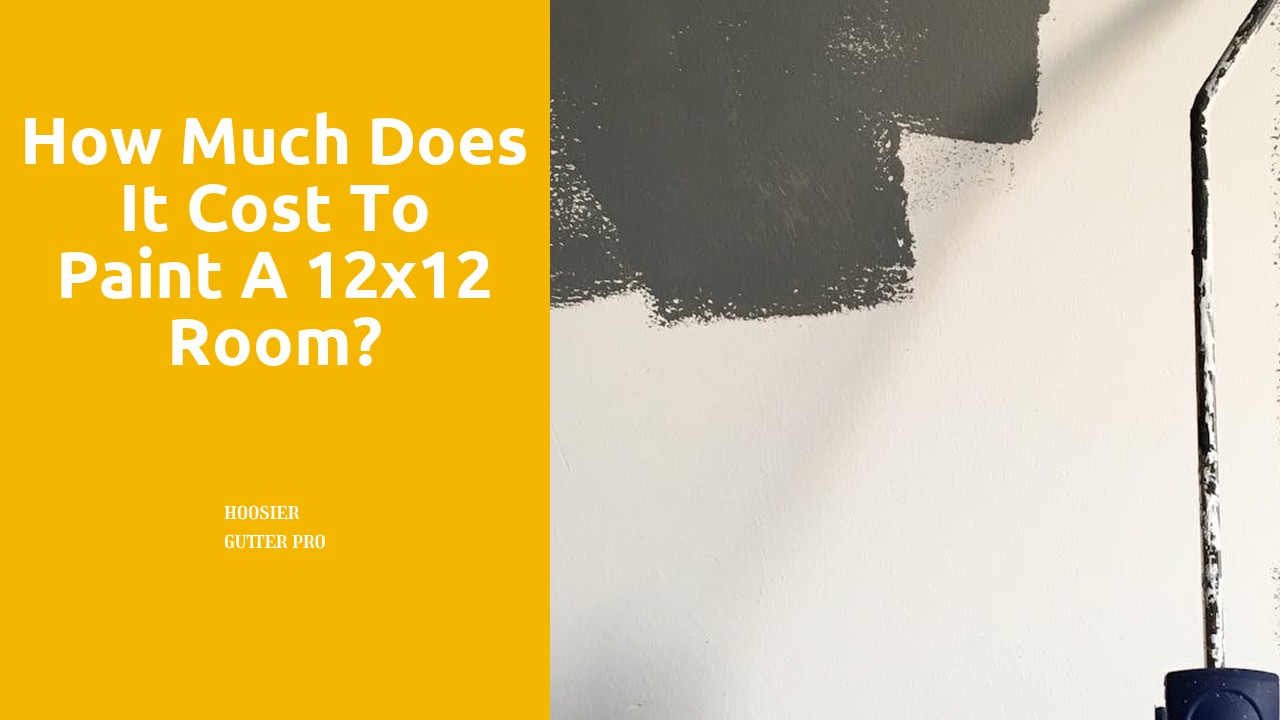 How much does it cost to paint a 12x12 room?