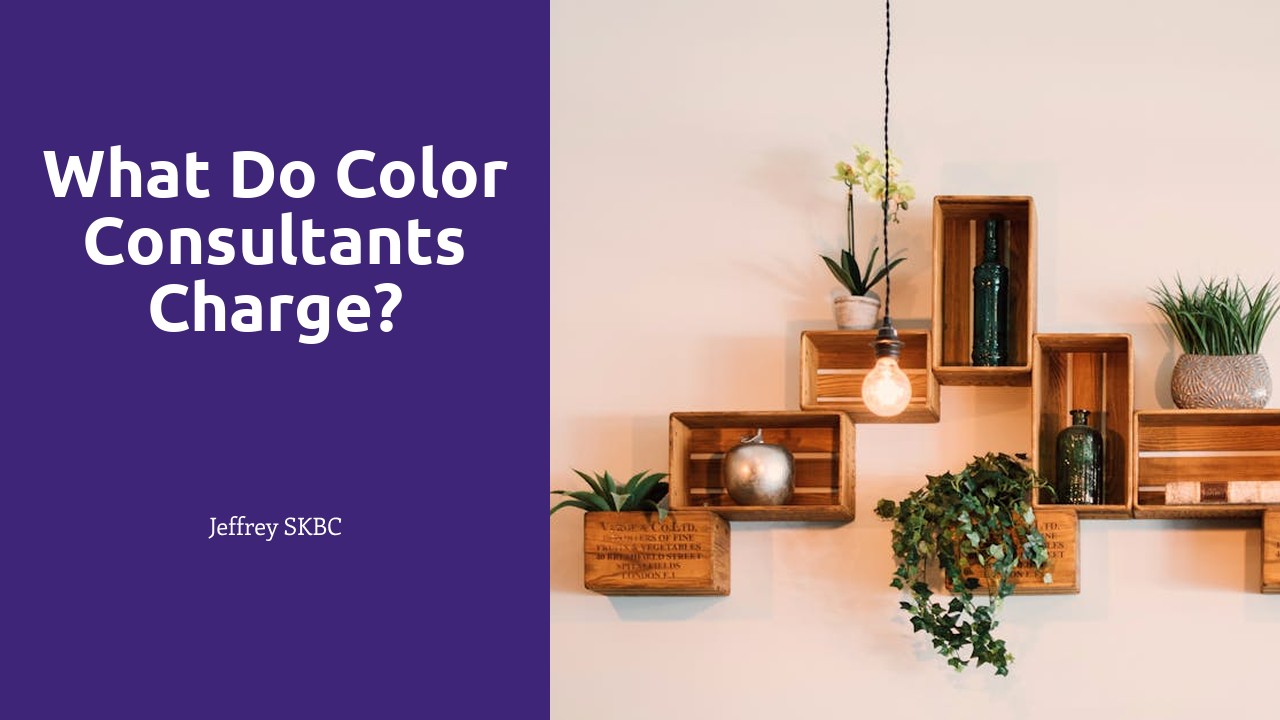 What do color consultants charge?