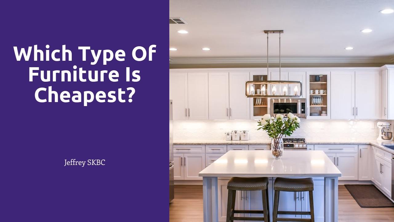 Which type of furniture is cheapest?