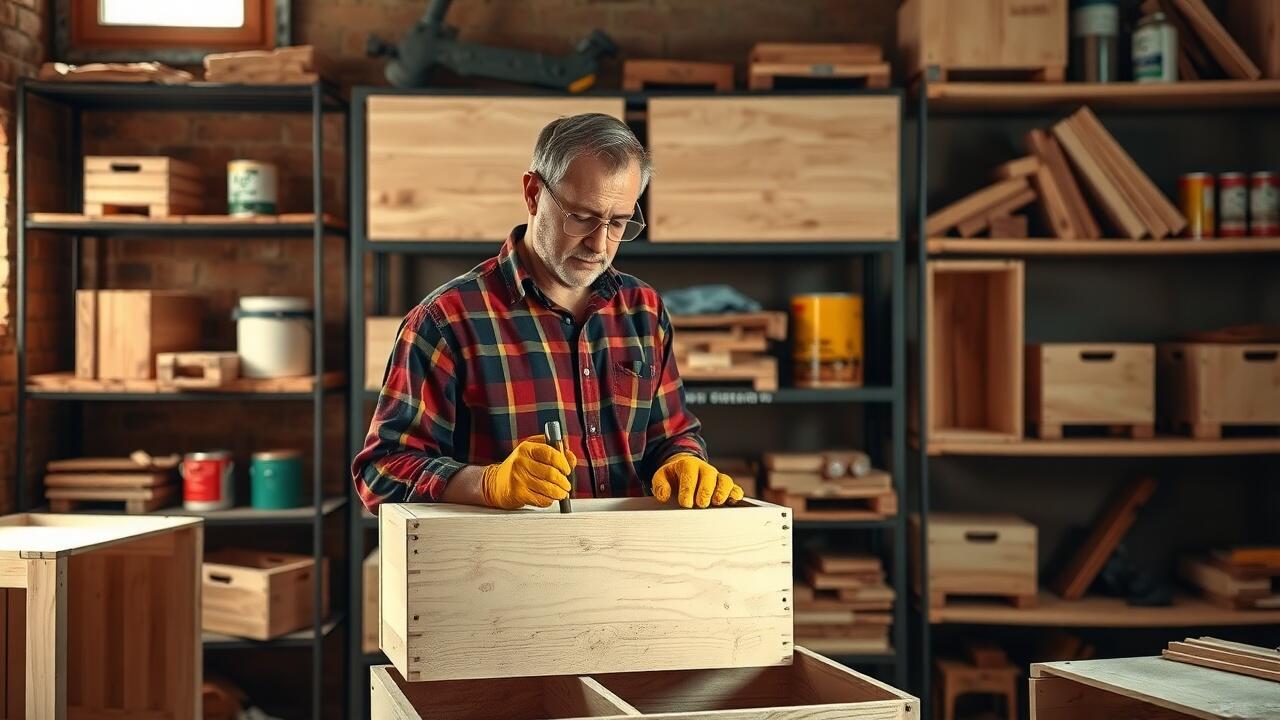 Where can I get old wooden crates for free?