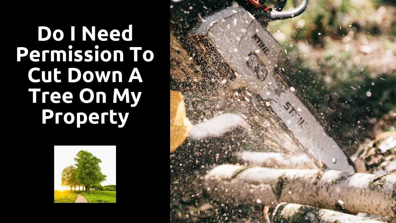 Do I need permission to cut down a tree on my property Victoria?