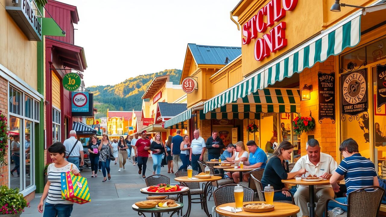 Shopping and Dining Destinations In Pigeon Forge