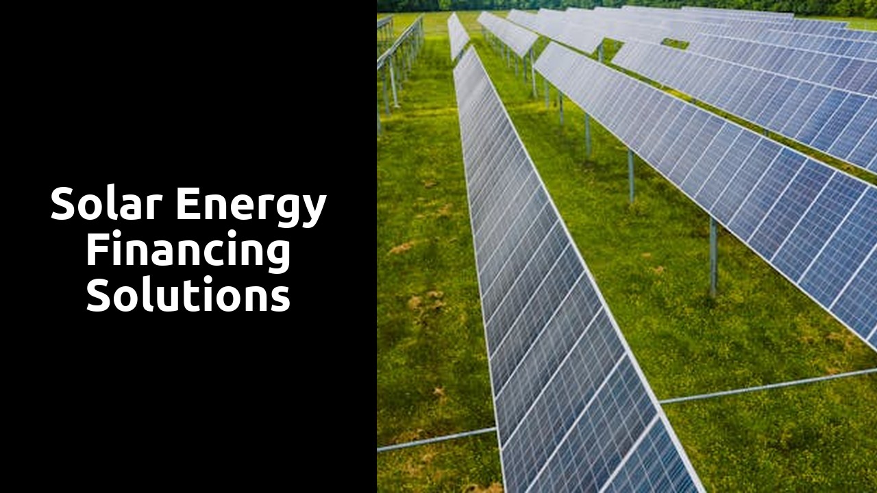 Solar Energy Financing Solutions