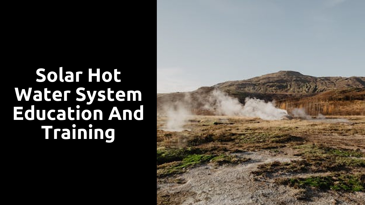 Solar Hot Water System Education and Training