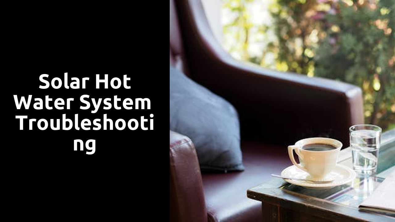 Solar Hot Water System Troubleshooting