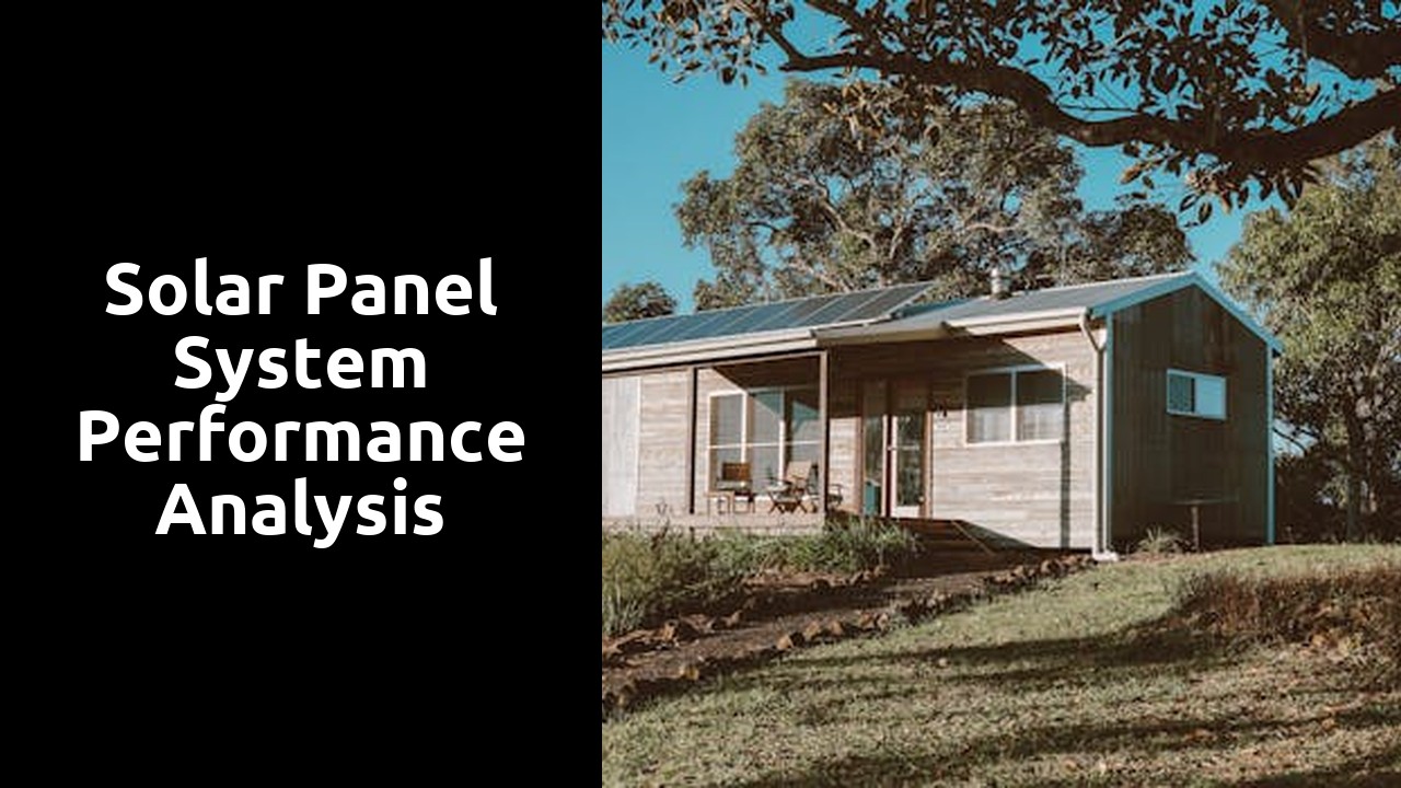 Solar Panel System Performance Analysis