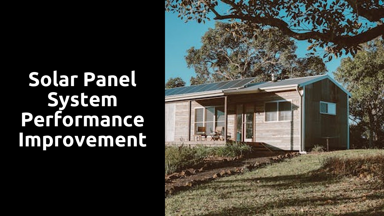 Solar Panel System Performance Improvement