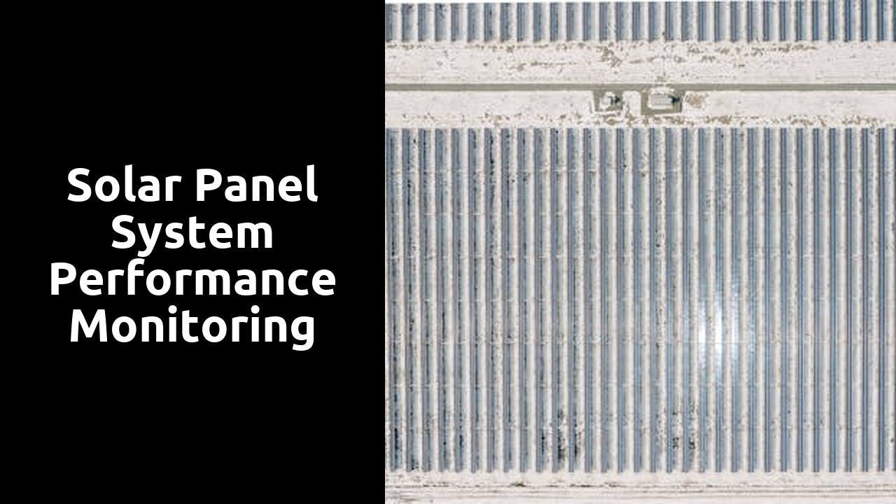 Solar Panel System Performance Monitoring