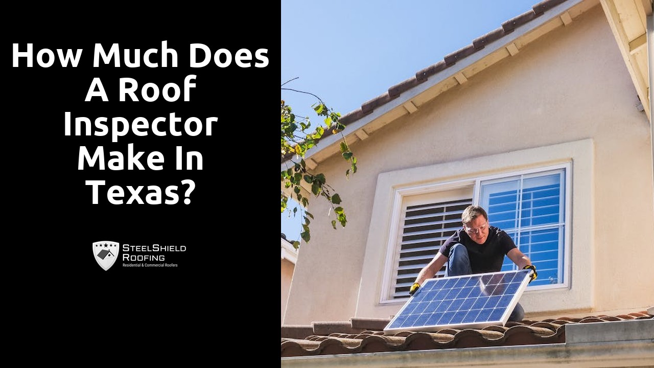 How much does a roof inspector make in Texas?