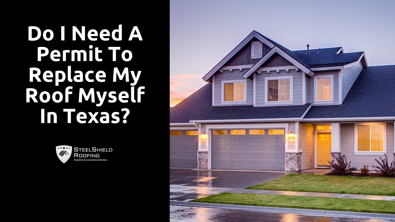 Do I need a permit to replace my roof myself in Texas?