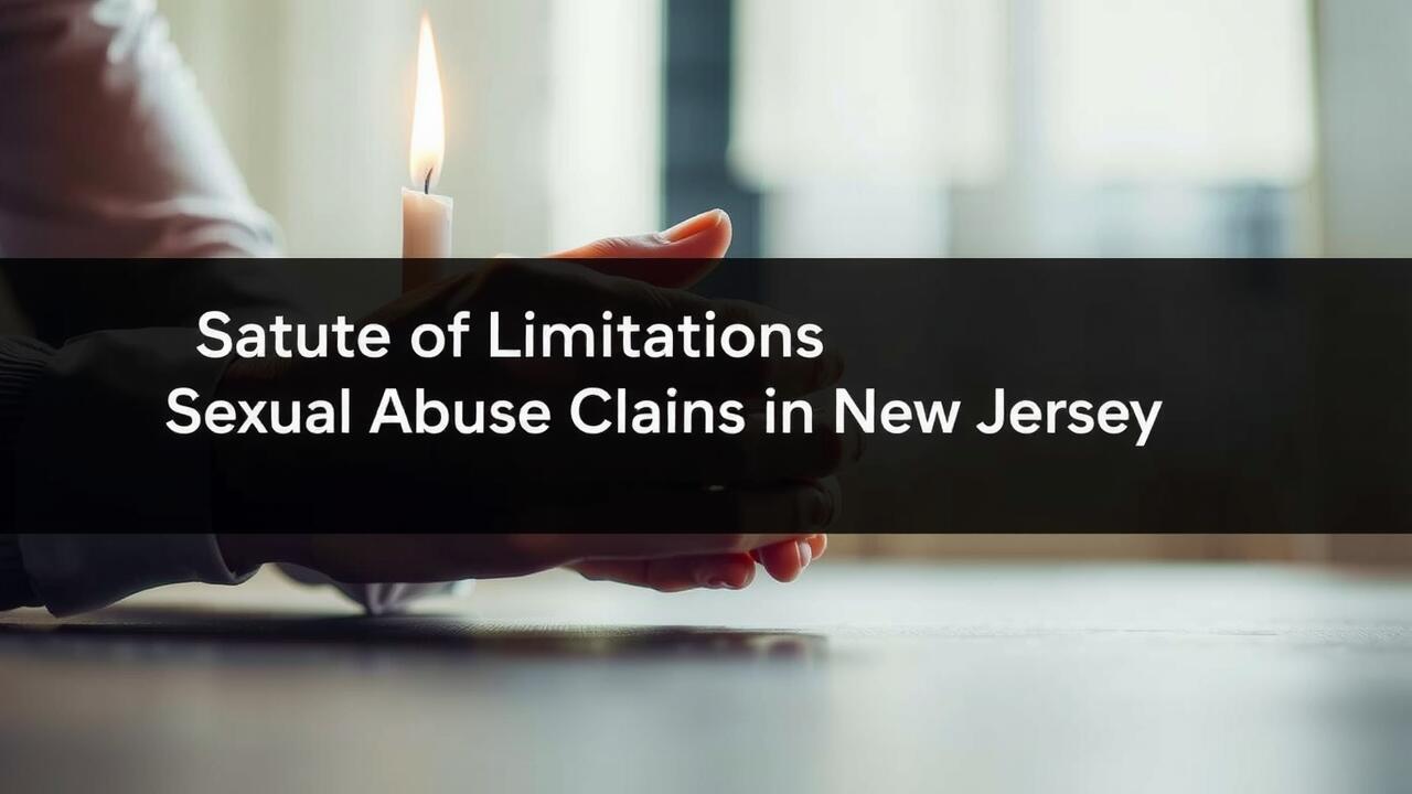 Statute Of Limitations For Sexual Abuse Claims In New Jersey: What Survivors Need To Know | Statute of Limitations for Sexual Abuse Claims in New Jersey - Essential Information for Survivors