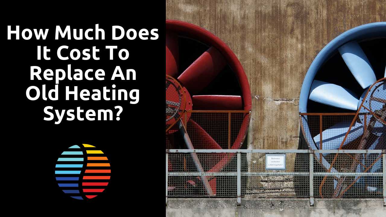 How much does it cost to replace an old heating system?
