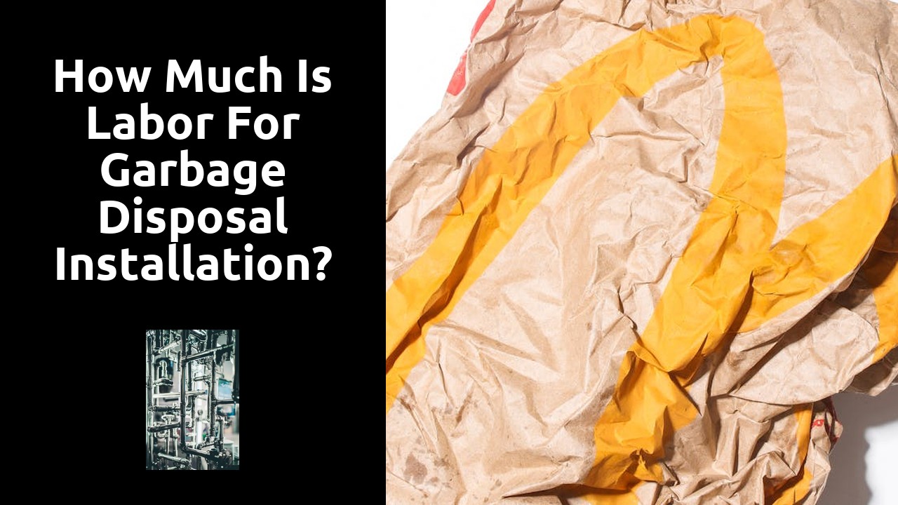 How much is labor for garbage disposal installation?