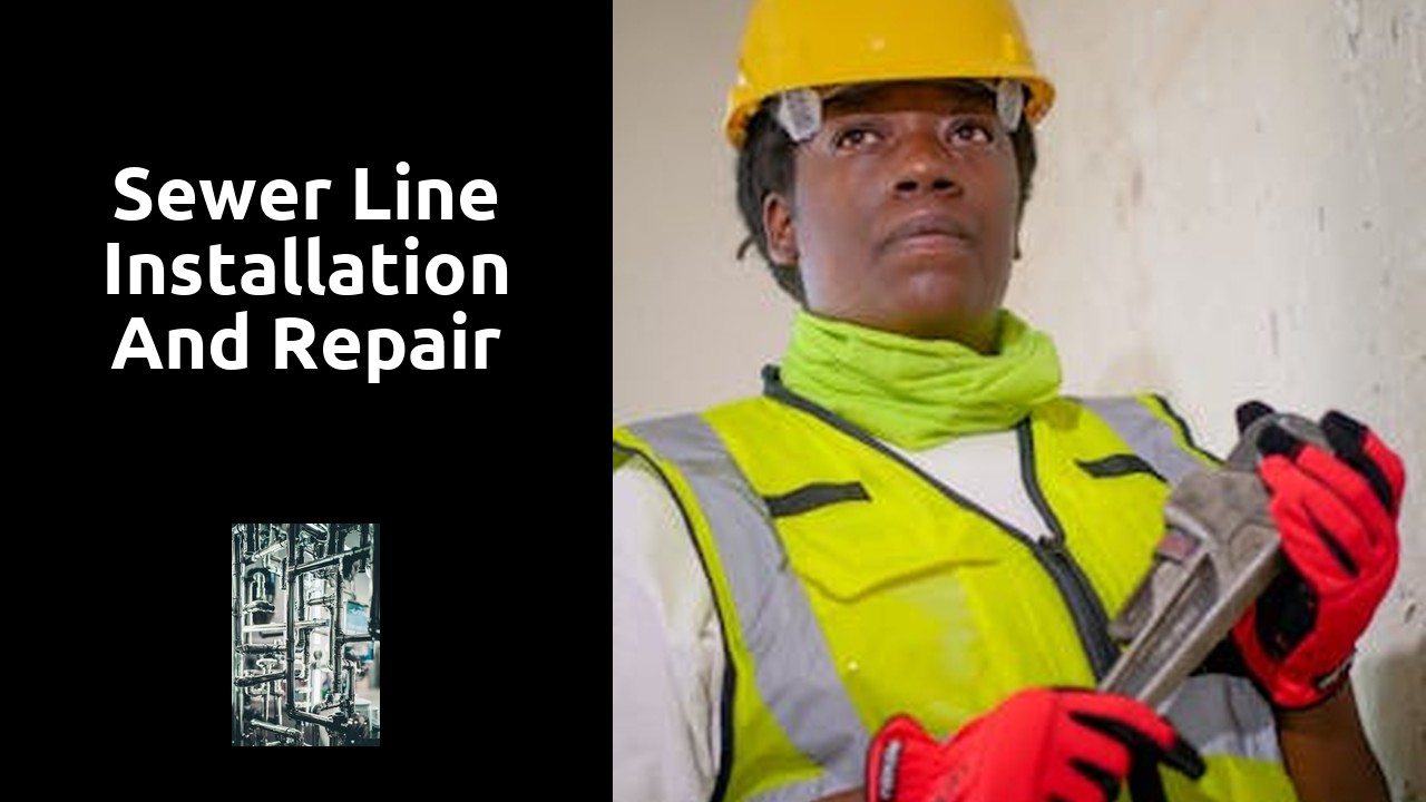 Sewer line installation and repair