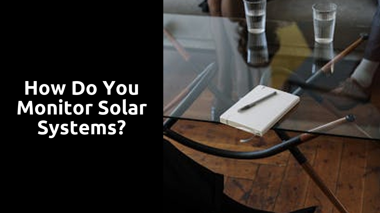 How do you monitor solar systems?