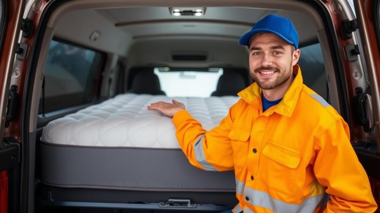 Can a queen mattress fit in a Toyota HiAce?