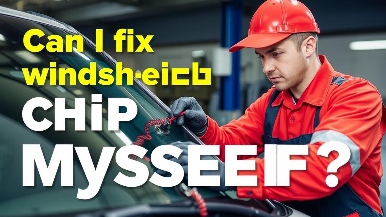 Can I fix windscreen chip myself?