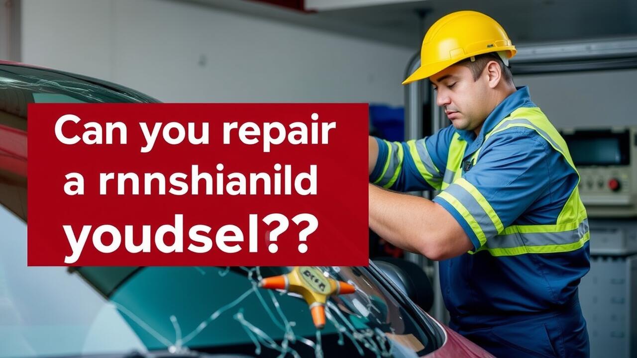 Can you repair a cracked windshield yourself?