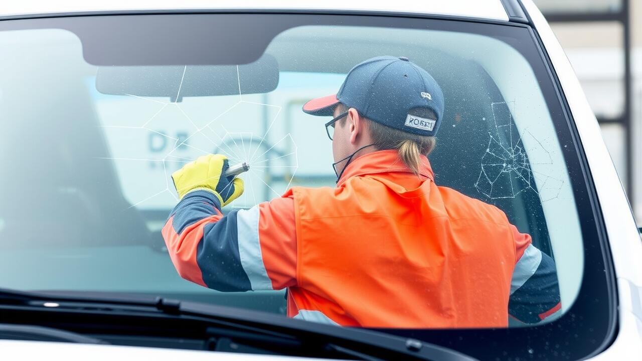 How do you stop a windscreen crack from spreading?
