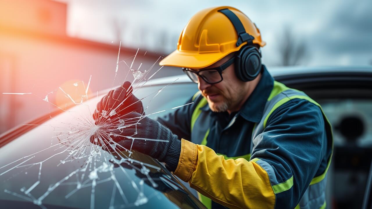 How likely is a cracked windscreen to shatter?