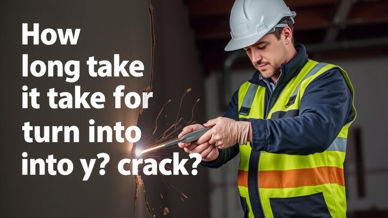 How long does it take for a chip to turn into a crack?