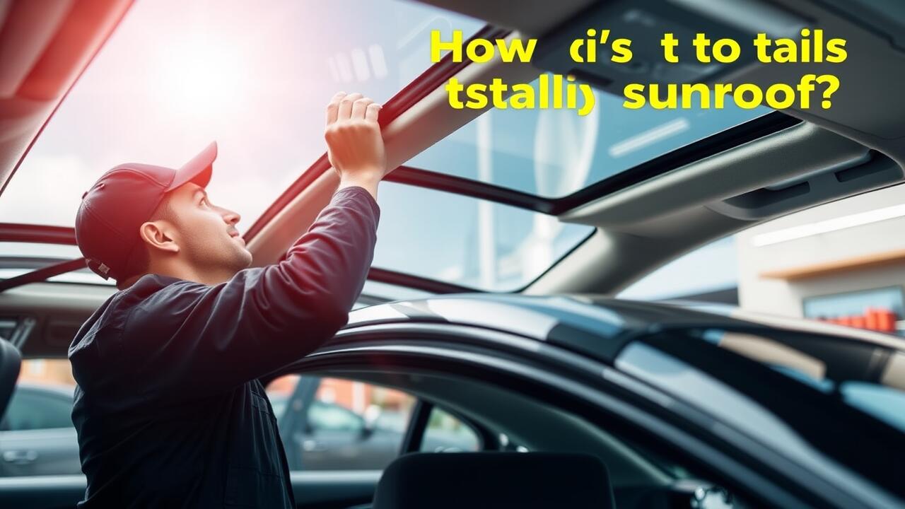 How long does it take to install a sunroof?