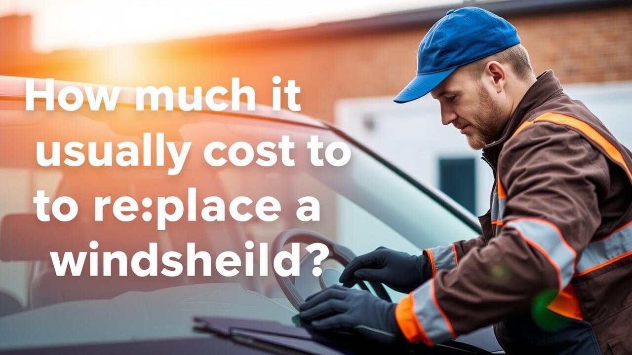 How much does it usually cost to replace a windscreen?