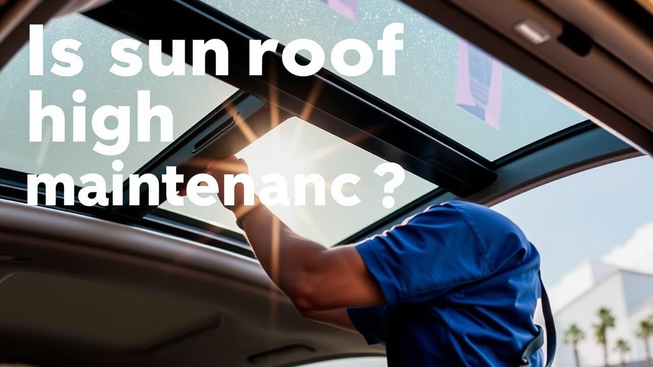 Is sunroof high maintenance?
