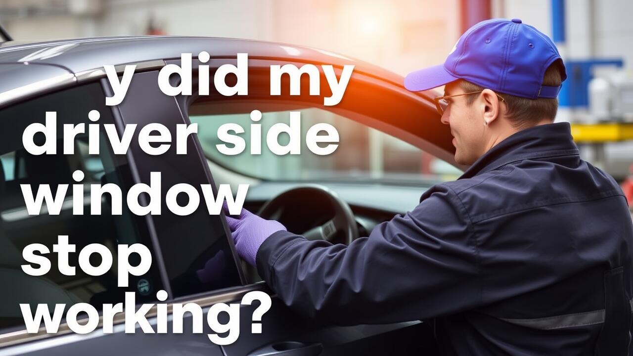 Why did my driver side window stop working?