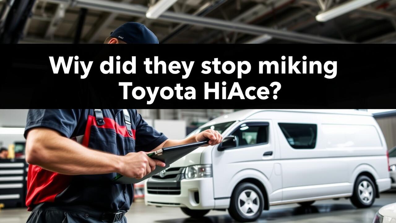 Why did they stop making Toyota HiAce?