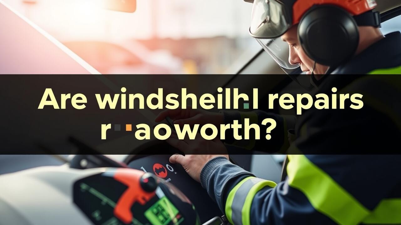 Are windscreen chip repairs roadworthy?