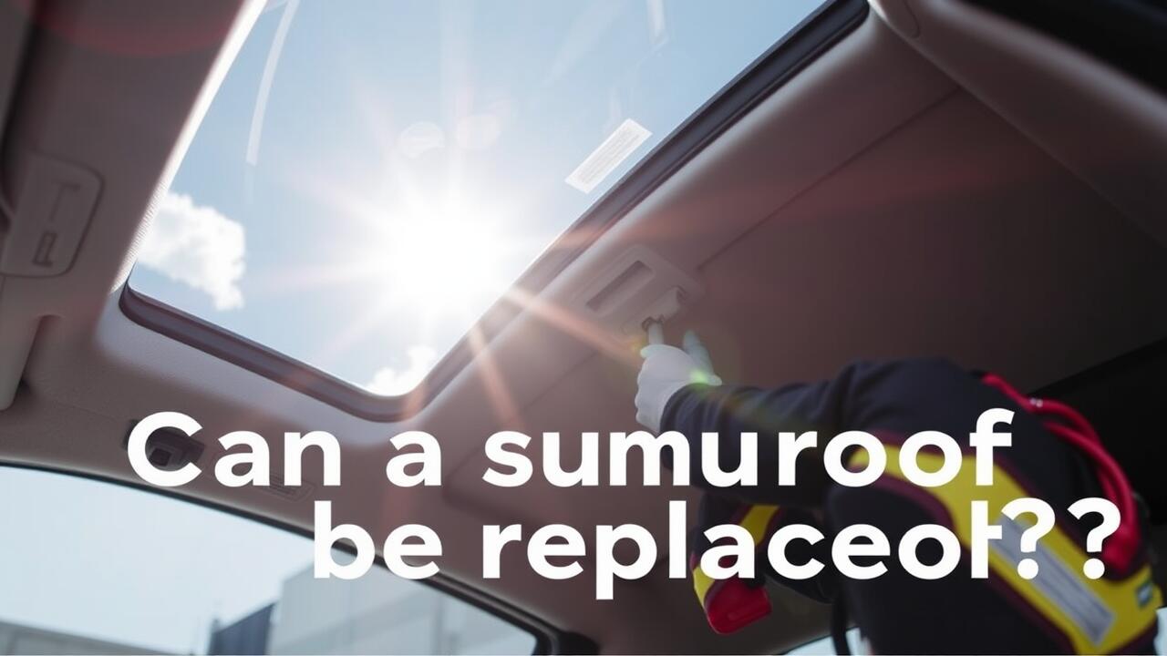 Can a sunroof be replaced?