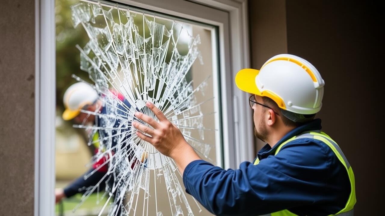 Can I replace just the glass broken on a window?