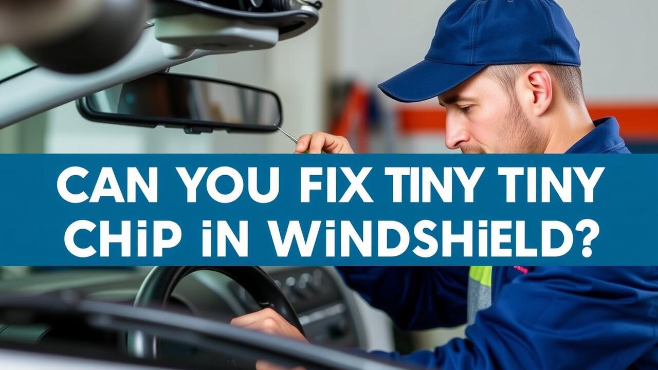 Can you fix a tiny chip in a windshield?