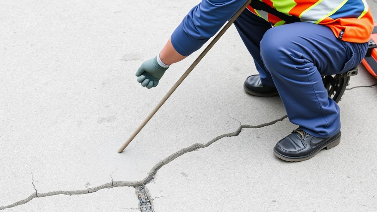 Can you pour concrete over cracked concrete?